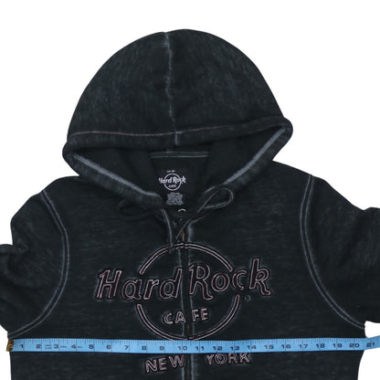 Hard Rock Cafe New York Black Full Zip Hoodie Unisex S