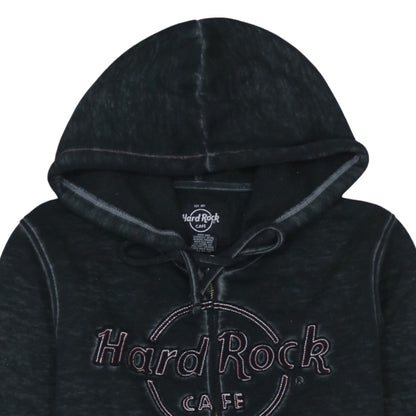 Hard Rock Cafe New York Black Full Zip Hoodie Unisex S