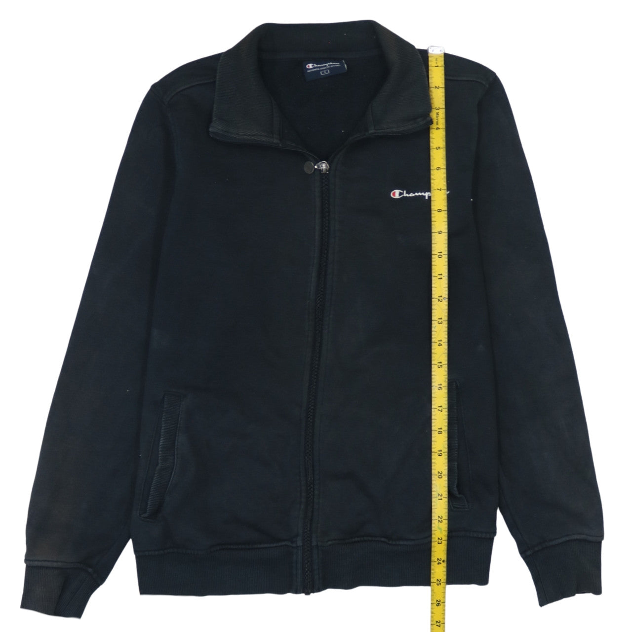 Champion Men's Black Full Zip Sweatshirt Size S Regular Fit