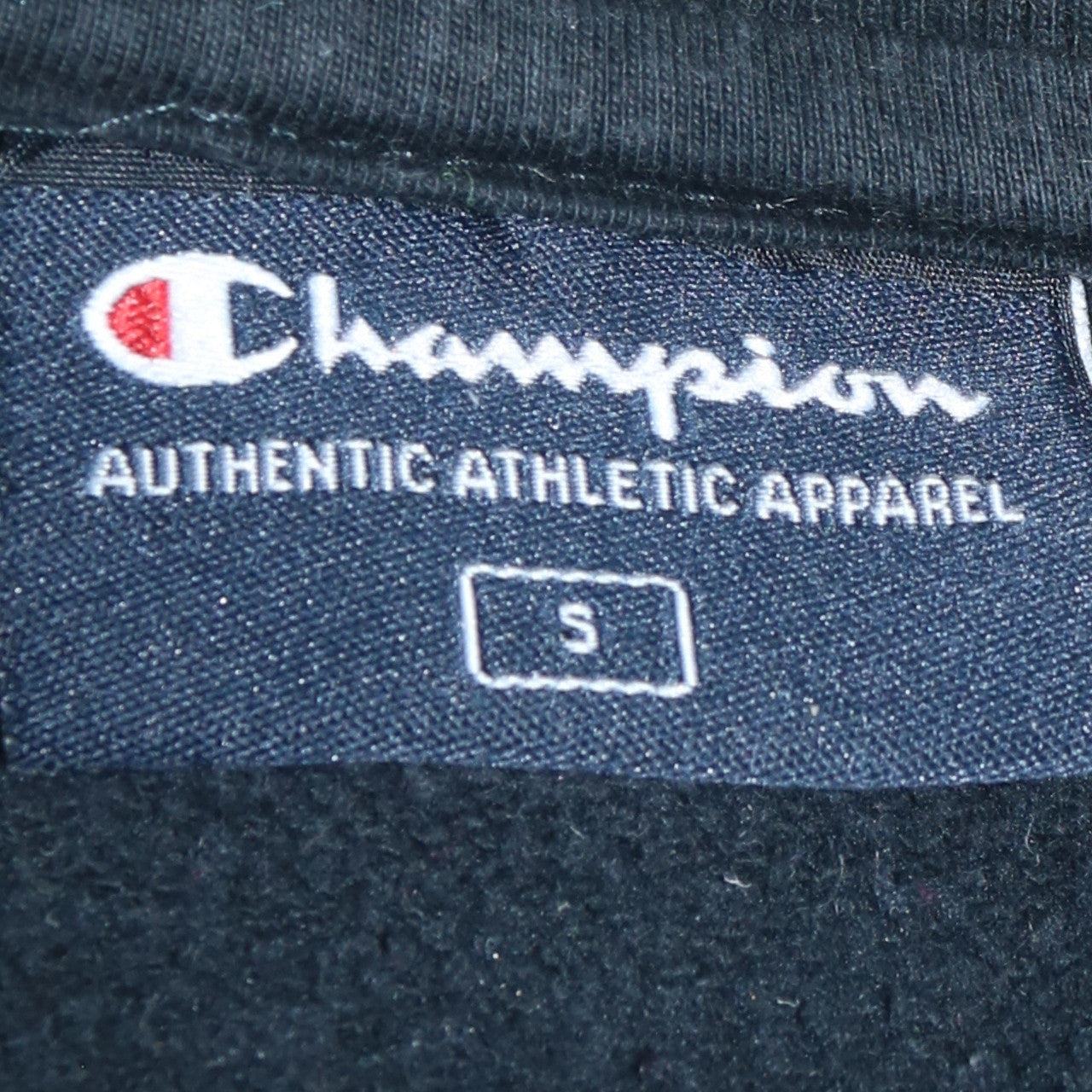 Champion Men's Black Full Zip Sweatshirt Size S Regular Fit