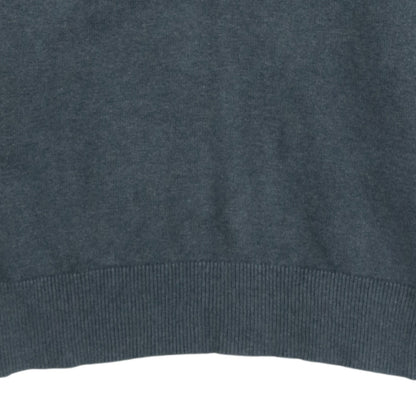 Tommy Hilfiger Men's Grey Cotton Half Zip Jumper Size S