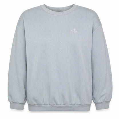 Adidas Womens Grey Crew Neck Sweatshirt Size 14 Cotton Blend