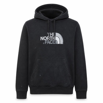 The North Face Men's Black Pullover Hoodie L Logo Outdoor Fleece