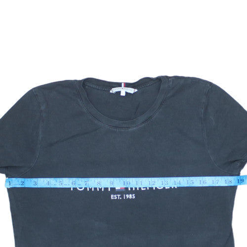 Tommy Hilfiger Men's Black Crew Neck Short Sleeve T-Shirt Size S