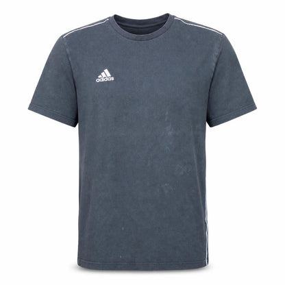 Front view of Adidas Men's Black XL Sports Crew Neck Short Sleeve T-Shirt