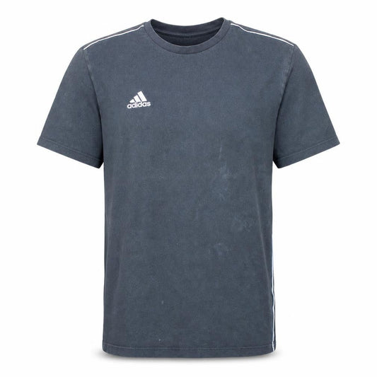 Front view of Adidas Men's Black XL Sports Crew Neck Short Sleeve T-Shirt