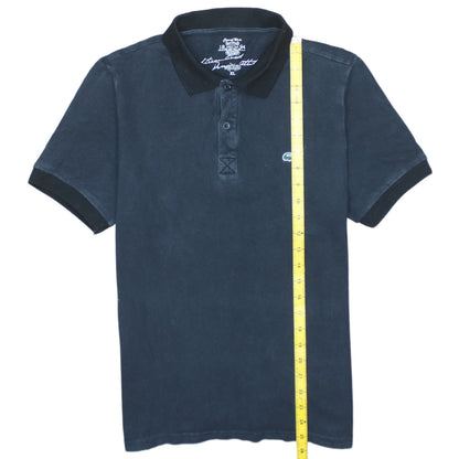 Lacoste Men's Black Cotton Polo Shirt XL Short Sleeve Casual