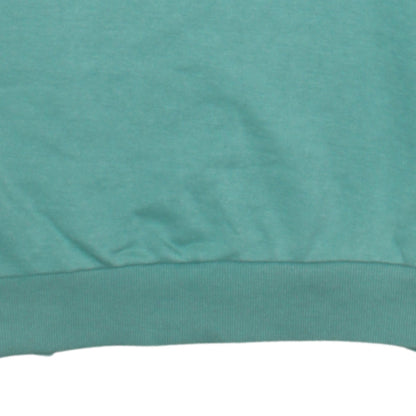 FILA Men's Green Crew Neck Sweatshirt M Logo Sports Pullover