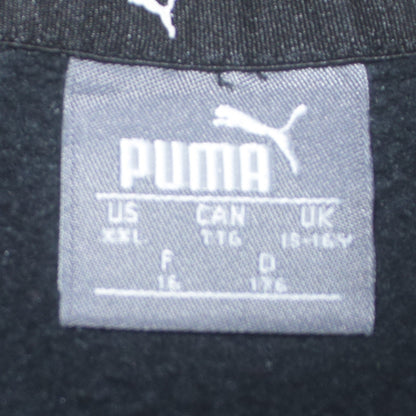 Puma Boys Black Crew Neck Long Sleeve Pullover Sweatshirt 15-16 Years