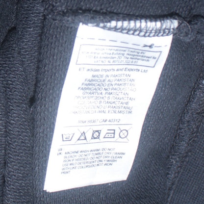 Adidas Womens Black XS Pullover Hoodie Sweatshirt Hooded Logo Cotton
