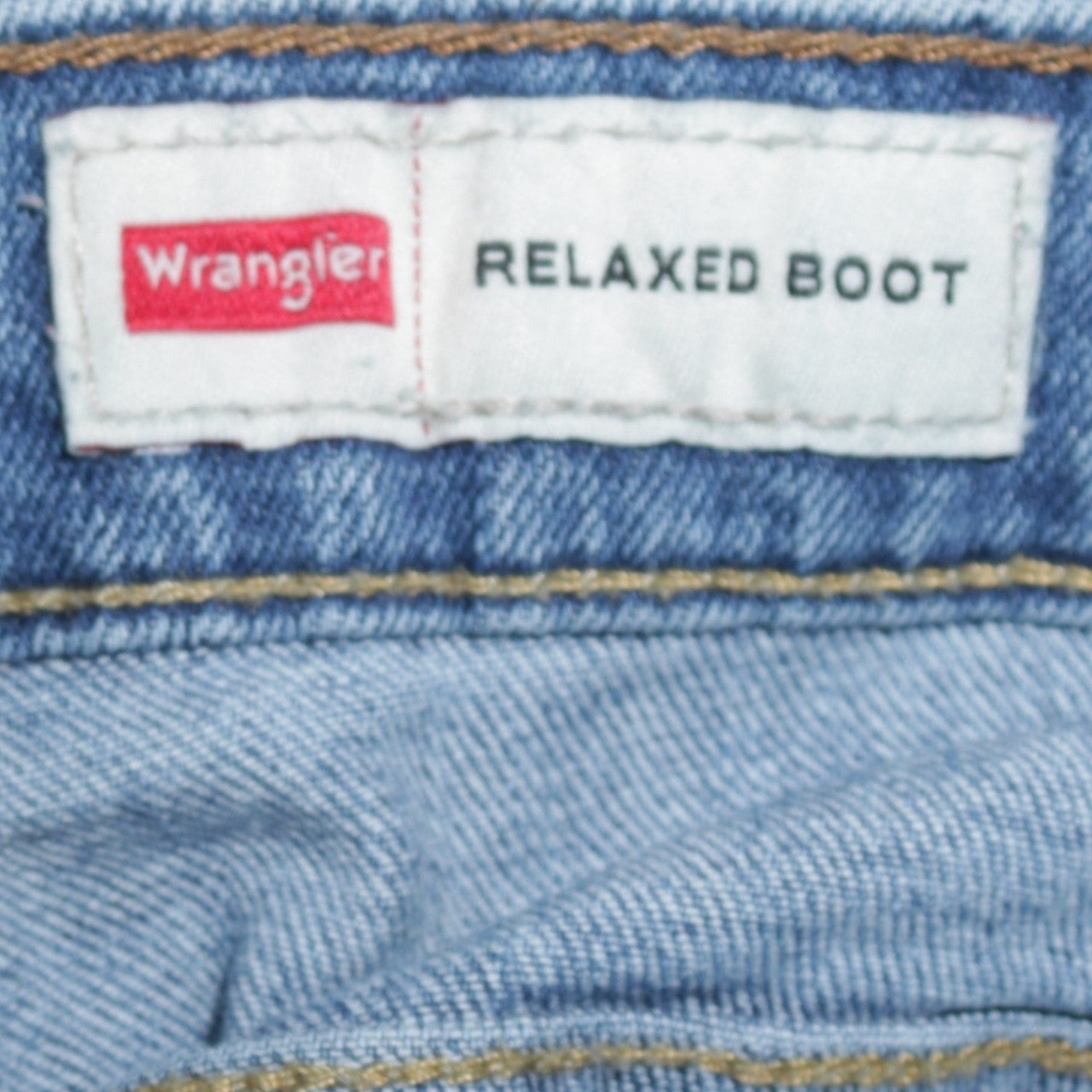 Wrangler Mens Blue 34x32 Relaxed Bootcut Denim Jeans