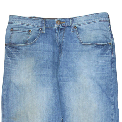Wrangler Mens Blue 34x32 Relaxed Bootcut Denim Jeans