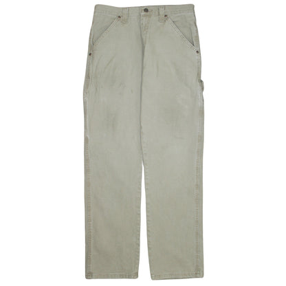 Wrangler Men's Beige Straight Leg Jeans 30x32 Cotton Blend