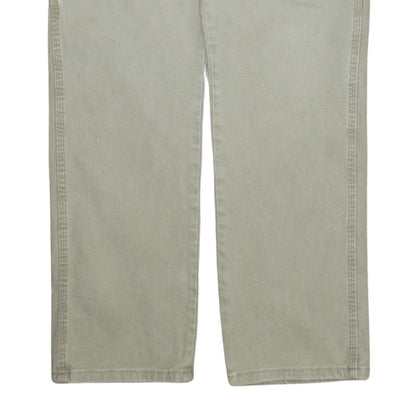 Wrangler Men's Beige Straight Leg Jeans 30x32 Cotton Blend