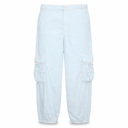 Levi's Women's Light Blue Cargo Jeans Size 31 Relaxed Fit