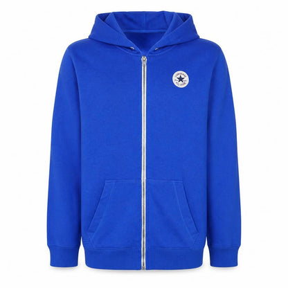 Converse Boys Blue Full Zip Hoodie XL 13-15 Years Cotton Blend Casual