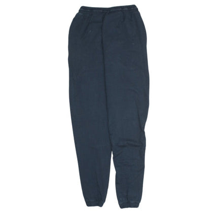 Reebok Womens Black Jogger Sweatpants Size S Fleece Tapered Activewear