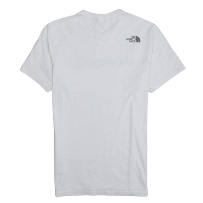 The North Face Men's White Logo Graphic Cotton T-Shirt Size M