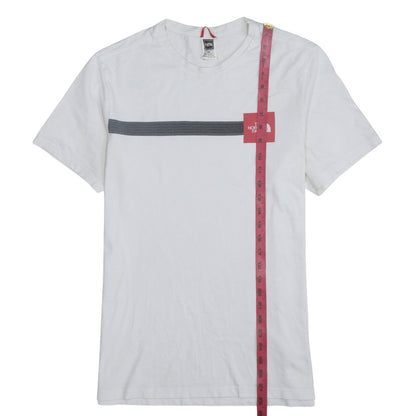 The North Face Men's White Logo Graphic Cotton T-Shirt Size M