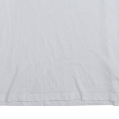 The North Face Men's White Logo Graphic Cotton T-Shirt Size M