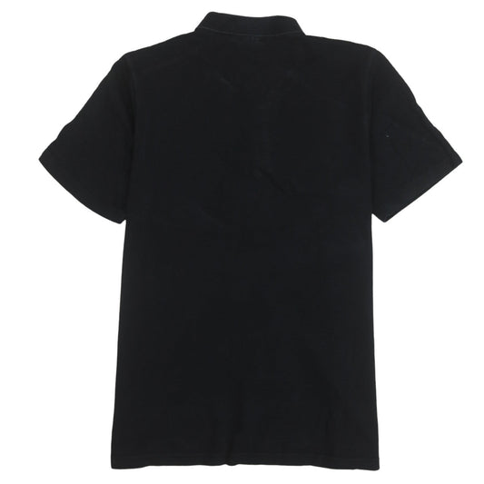 Adidas Men's Black Polo Shirt L Classic Fit Short Sleeve Cotton