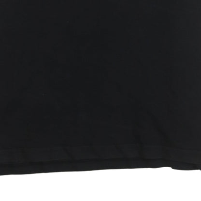 Adidas Men's Black Polo Shirt L Classic Fit Short Sleeve Cotton