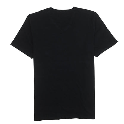 Hugo Boss Men's Black V-Neck Cotton T-Shirt Size L