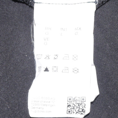 Hugo Boss Men's Black V-Neck Cotton T-Shirt Size L