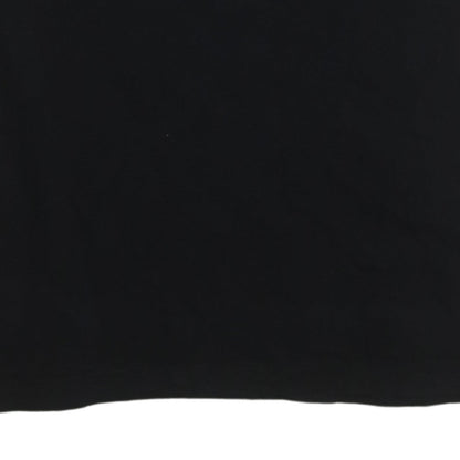 Hugo Boss Men's Black V-Neck Cotton T-Shirt Size L