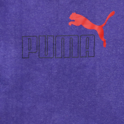 Puma Women's Purple Logo Crew Neck Sweatshirt Size S