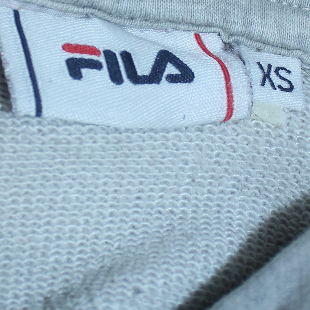 Fila Womens Grey Beige Colourblock Pullover Hoodie XS