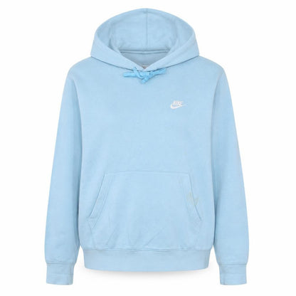 Nike Women Light Blue Pullover Hoodie Size M Cotton Blend
