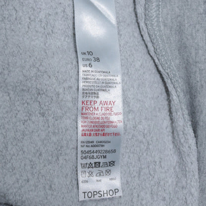 Disney x Topshop Women's Grey Minnie Mouse Pullover Sweatshirt UK 10