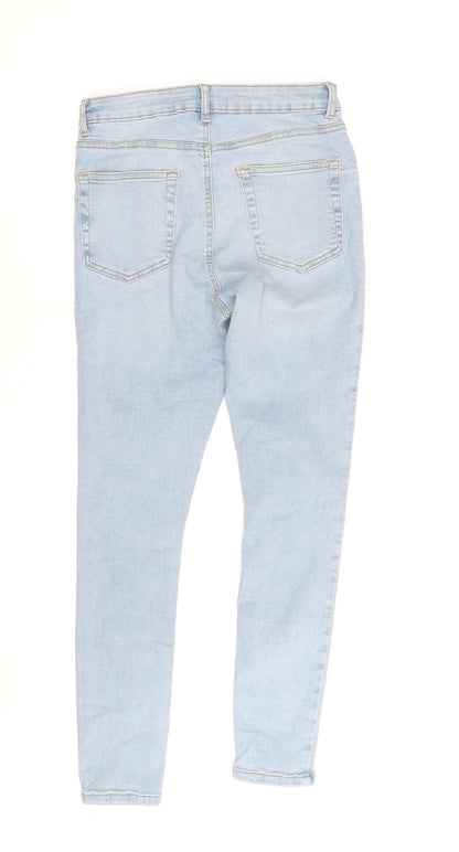 Denim Co. Women's Blue Skinny Jeans Size 16 Slim Fit Stretch Denim