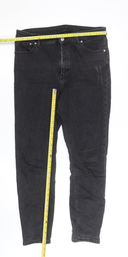 Marks and Spencer Women Black Skinny Stretch Jeans Size 14