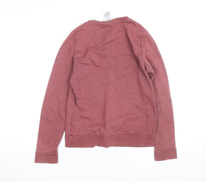 Adidas Womens Pink Crew Neck Pullover Sweatshirt Size S