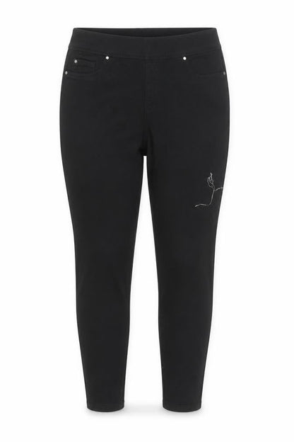 Denim Co. Women's Black Size 14 Slim Fit Jegging Jeans