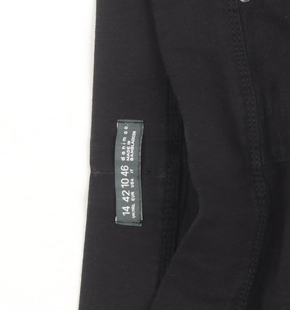 Denim Co. Women's Black Size 14 Slim Fit Jegging Jeans