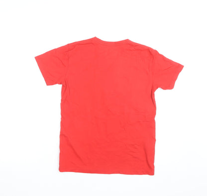 FC Barcelona Red Teens Size 10 Basic Cotton T-Shirt