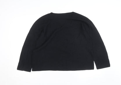 Uniqlo Men’s Black Cotton Crew Neck Pullover Jumper XL