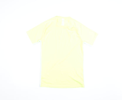 Nike Men's Yellow Dri-FIT Short Sleeve Athletic T-Shirt Size S