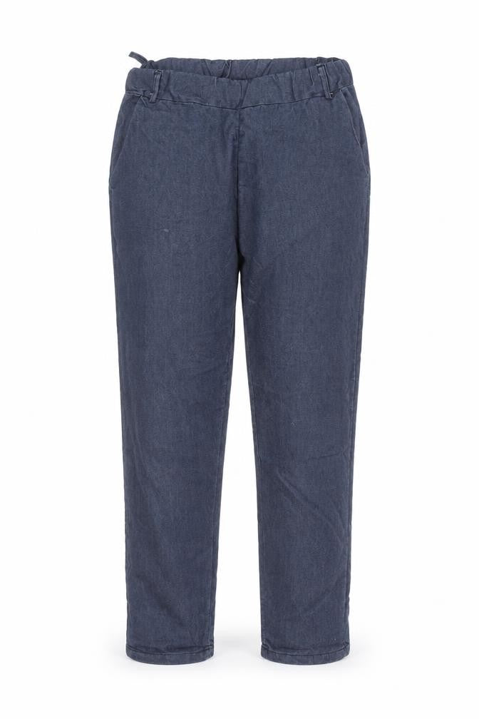 Pianura Studio Women's Blue Cotton Jogger Trousers Size M