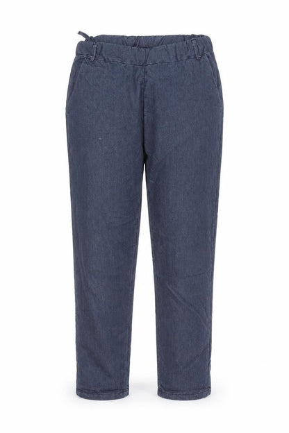 Pianura Studio Women's Blue Cotton Jogger Trousers Size M