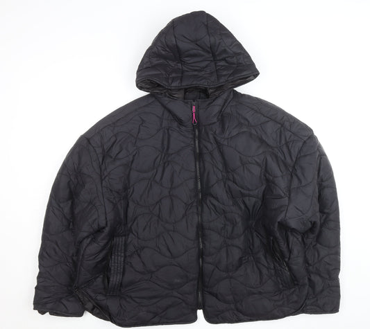 Dunnes Stores Men's Black 2XL Hooded Puffer Jacket