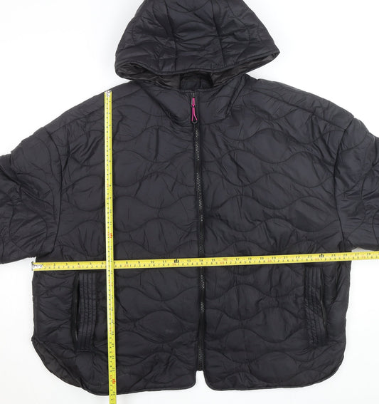 Dunnes Stores Men's Black 2XL Hooded Puffer Jacket