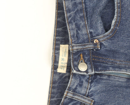 Marks and Spencer Men's Blue 36 Regular Fit Straight Denim Jeans
