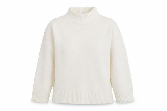 Dunnes Stores Women’s White Roll Neck Knit Jumper Size S