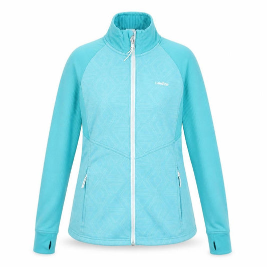 Wedze Womens Blue Size 10 Ski Jacket Full Zip Fleece Activewear