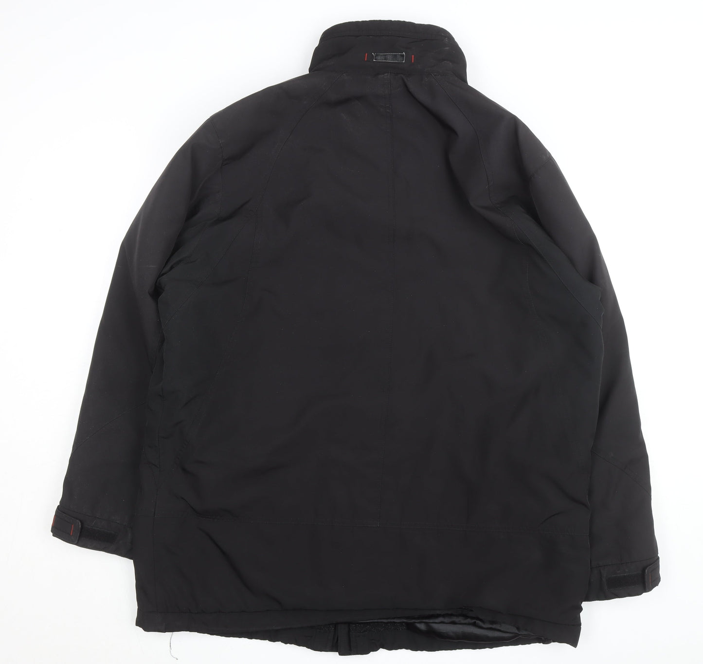 Bugatti Men's Black L Parka Jacket Water Resistant Winter Coat