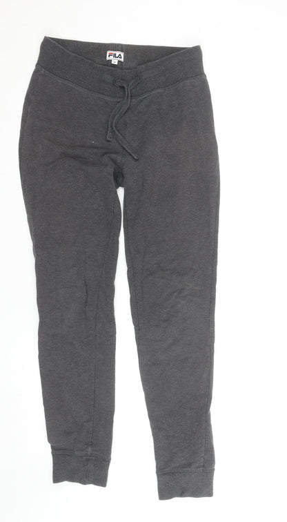 Fila Men’s Grey Jogger Sweatpants Medium Regular Fit